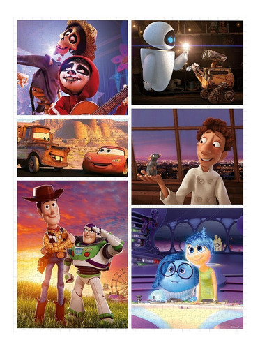 Rompecabeza Coleccionable Pixar Amistades Improbables 1000pz