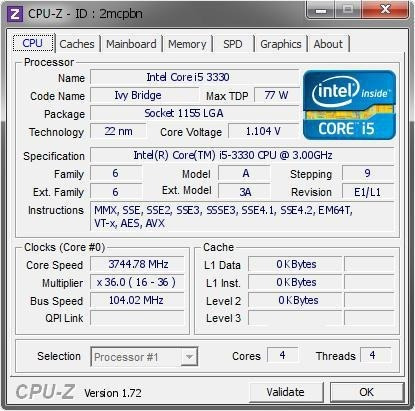 Processador Intel Core I5 Quad Core 3,2ghz, 6mb. Top