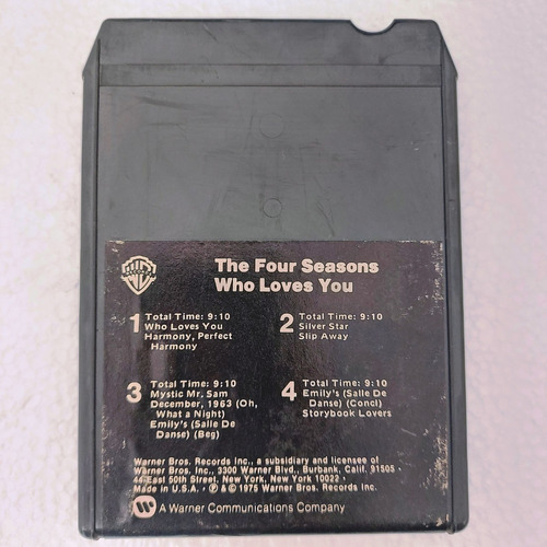 The Four Seasons - Who Loves You  Importado Usa 8-tracks