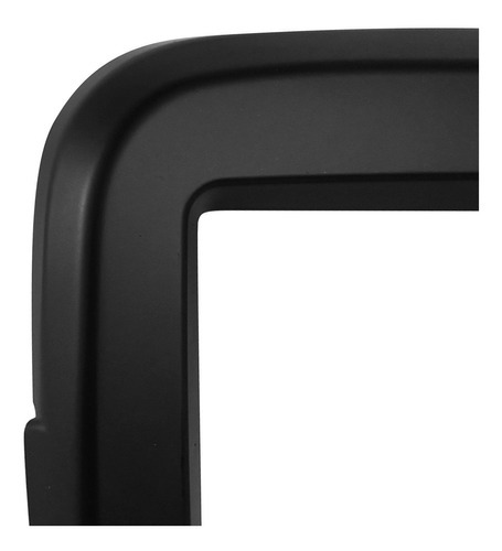Marco de panel 2 DIN para Fiat Mobi 2016 a 2020, negro mate