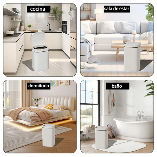 16l Recargable Sensor Inteligente Cubo De Basura Para Cocina