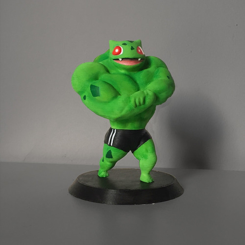 Combo X4 Pokémon Musculosos 10cm Impresos 3d Pokémon Go