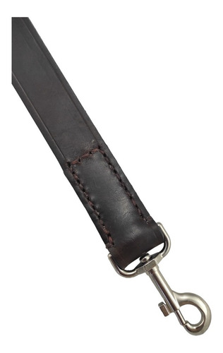 Correa Corta De Cuero Premium Para Perros 30cm X 3cm Jaleña