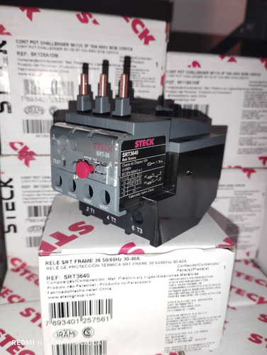 Relé Térmico Sobrecarga 30 - 40 Amp Marca Steck