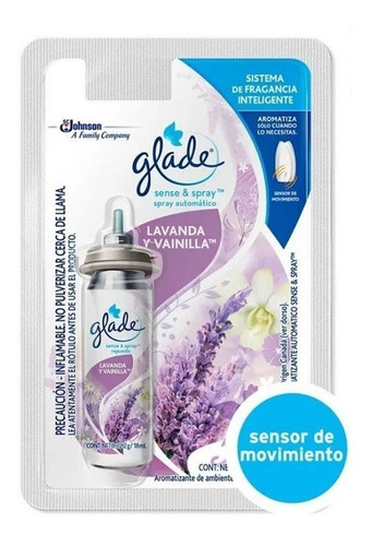 Repuesto Aromatizante Glade Toque Lavanda 9 g