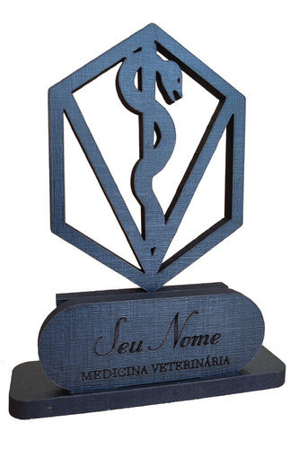 Emblema De Mesa, Símbolo Medicina Veterinaria Personalizado