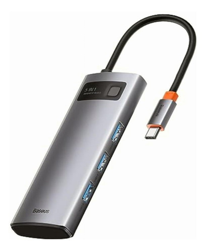 Baseus Hub Adaptador Tipo C Multifuncional 5 En 1 De La