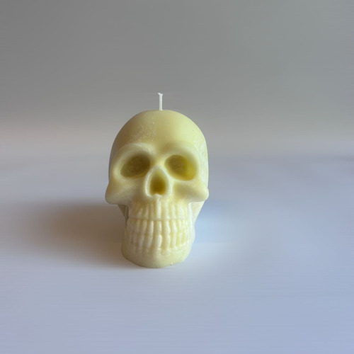 Imagen 3 de 10 de Vela Aromática De Soja Noche Calaverita Perfumada Cedro