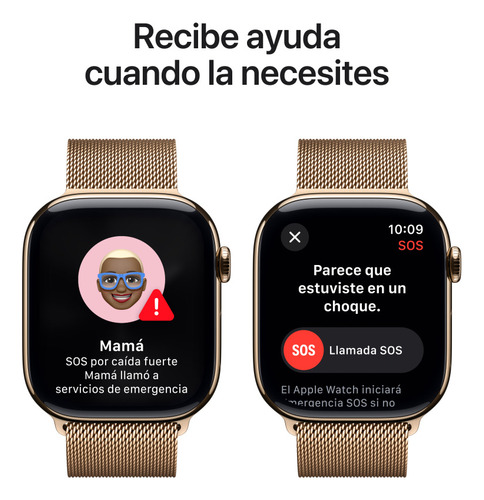 Apple Watch S10 Gps + Cellular 46mm M/l Titanio Color Oro Oro Estilo Milanés Oro Titanio, Oro