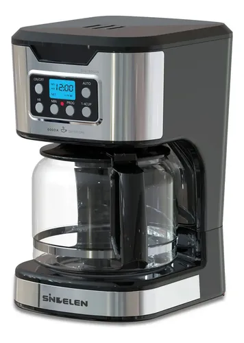 Cafetera Goteo Digital Sindelen 1,80lt Cfg-1800din Plateado