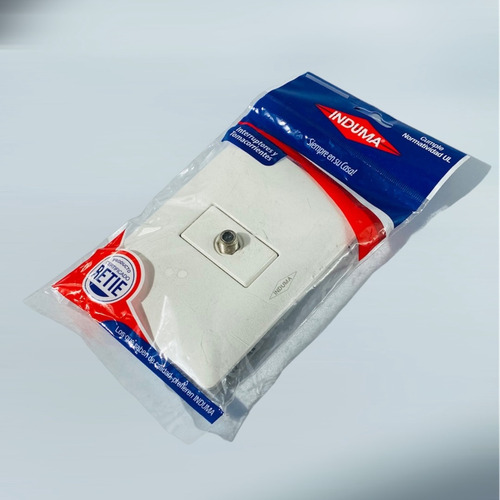 Toma De Cable Coaxial Induma Blanco Ml118