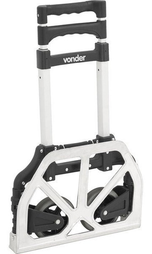 Imagem 2 de 7 de Carrinho De Descarga Dobravel De Alumínio 60 Kg Vonder