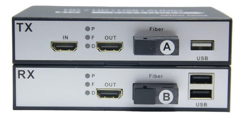 Extensor Hdmi Via Fibra Optica Até 20km 1080p 60hz