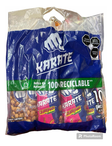 Cacahuates Karate Bolsa 10pz