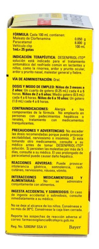 Desenfriolito Pediátrico Solución Caja Con Frasco Con 30ml Y