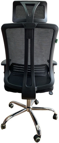 Silla De Oficina Ejecutiva Loto Color Negro Ergonómica