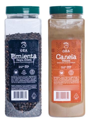 Pimienta Negra Entera Y Canela - g a $96