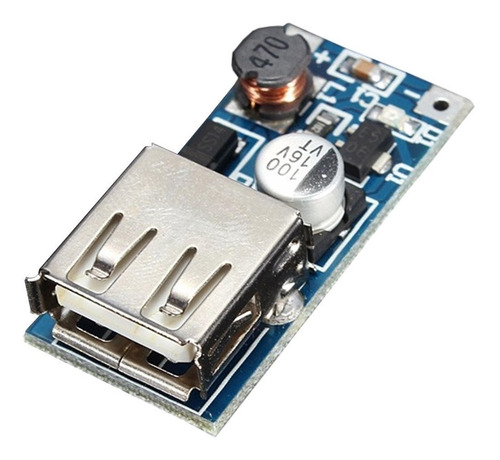 Imagen 1 de 1 de Módulo Elevador De Voltaje Pfm Dc-dc 0.9v-5v A 5v Usb