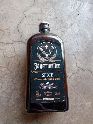 Botella Vacía De Jagermeister 0,7litro Spice