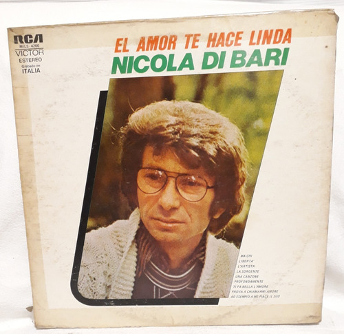 Nicola Di Bari El Amor Te Hace Linda Disco Lp 