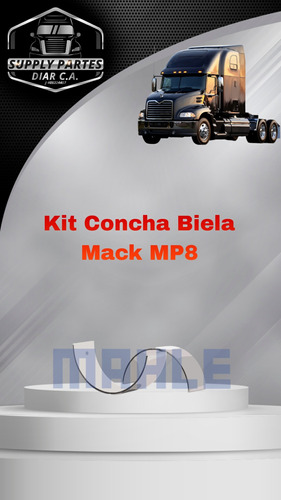 Concha Biela Std Motor Mack Mp8 Vision Y Granite 
