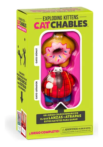 Exploding Kittens Catchables Gato Donut Y Gato Leñador / Div