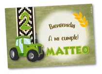 Comprar Kit Imprimible Básico Cumple Tractores Mod.10 Tractor Verde