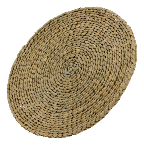 Puf Redondo De Paja Con Forma De Tatami, Con Forma De Cojín,