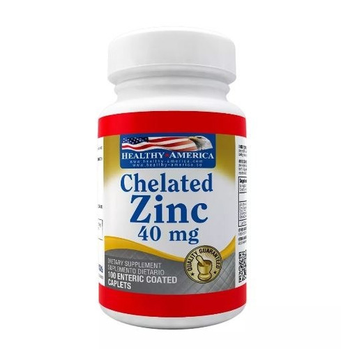 Chelated Zinc 40 Mg Healthy America