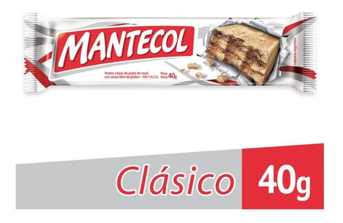 Mantecol Barra Caja 12 Unidades Clásico (40g C/u) Display
