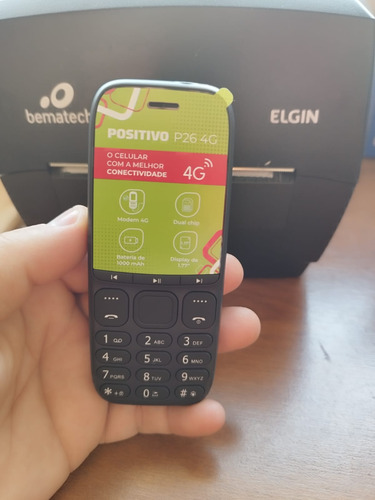 Celular Simples Positivo P26 Rede 4g Dual Chip Radio Mp3