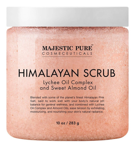  Exfoliante Corporal Con Sal Del Himalaya Y Aceite De Lichi Tipo De Envase Pote