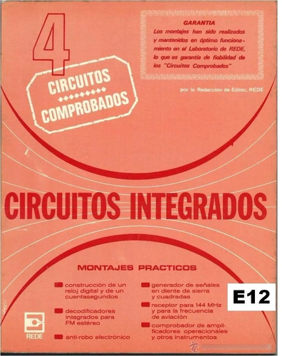 Circuitos Comprobados Nº 4 Circuitos Integrados Ed Rede E12