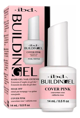 Ibd Building Gel En Esmalte Cover Pink Construccion Uñas 