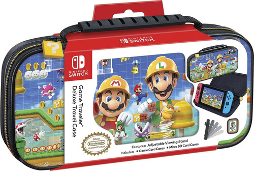 Game Traveler Nintendo Switch Super Mario Case - Adjustable