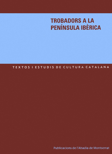 Trobadors A La Península Ibèrica (libro Original)