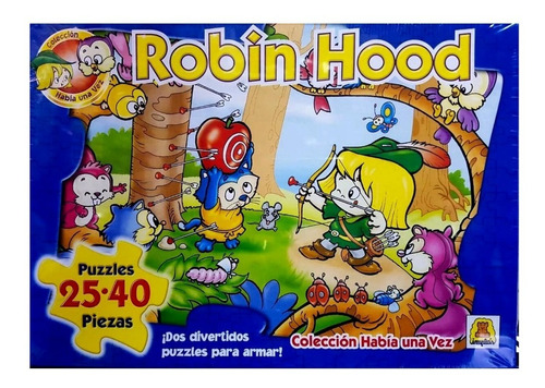 Robin Hood Dos Puzzle De 25 Y 40 Piezas