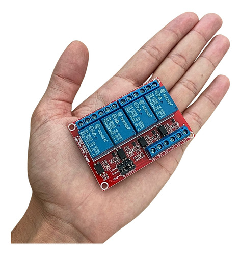 Módulo Relé 24v 10a 4 Canais Optoacopladores Para Arduino
