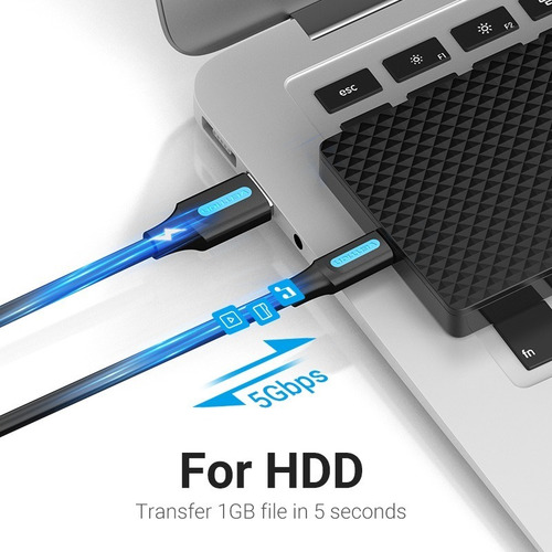 Cable Usb-a A Usb-c Marca Vention 2 Metros