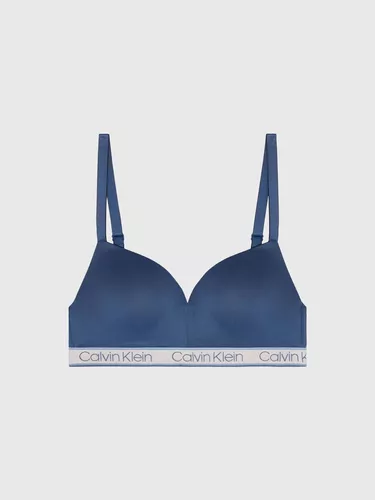 Brasier Push Up Plung Azul Para Mujer Calvin Klein
