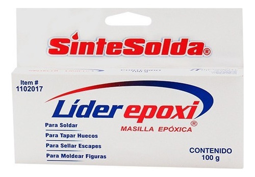 Masilla Lider Epoxica 100 Grs