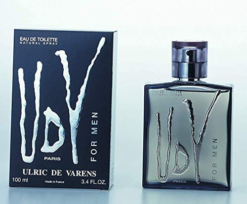 Udv Black By Ulric De Varens 3,4 oz Eau De Toilette Spray Pa