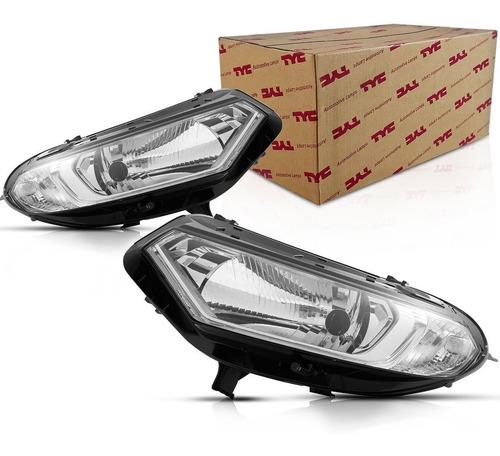 Par Farol Ecosport 2013 2014 2015 2016 Foco Cromado