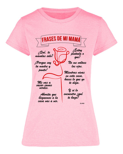 Playera Neón Jaspeada Mujer - Frases De Mi Mamá - Mamá