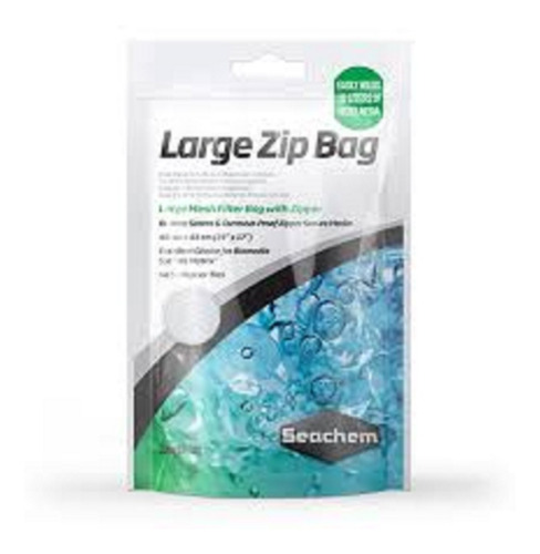 Seachem Large Zip Bag Bolsa Filtrante Fina C/ Cierre Polypte