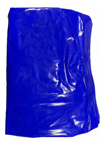 Lona Para Caminhão Locomotiva Pvc Azul/preto Com Argola 6x3