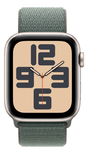 Apple Watch Se Gps Caja De Aluminio Blanco Estelar De 44 Mm Correa Loop Deportiva Verde Lago - Distribuidor Autorizado