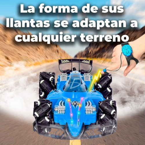Coche Fórmula 1 Teledirigido Todoterreno Rotación 360 Led