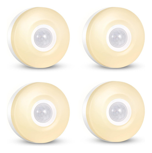 Luz Nocturna Led Enchufable, Brillante Con Sensor De Movimie