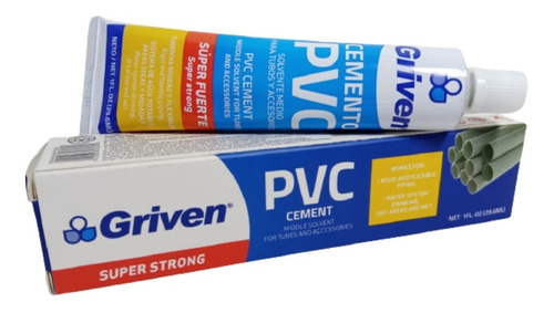 Pega Para Tubería Pvc Agua Fría Griven 30ml